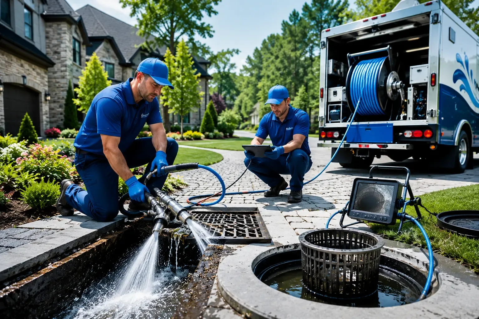 Local outdoor drain cleaning professionals in Austinburg, OH