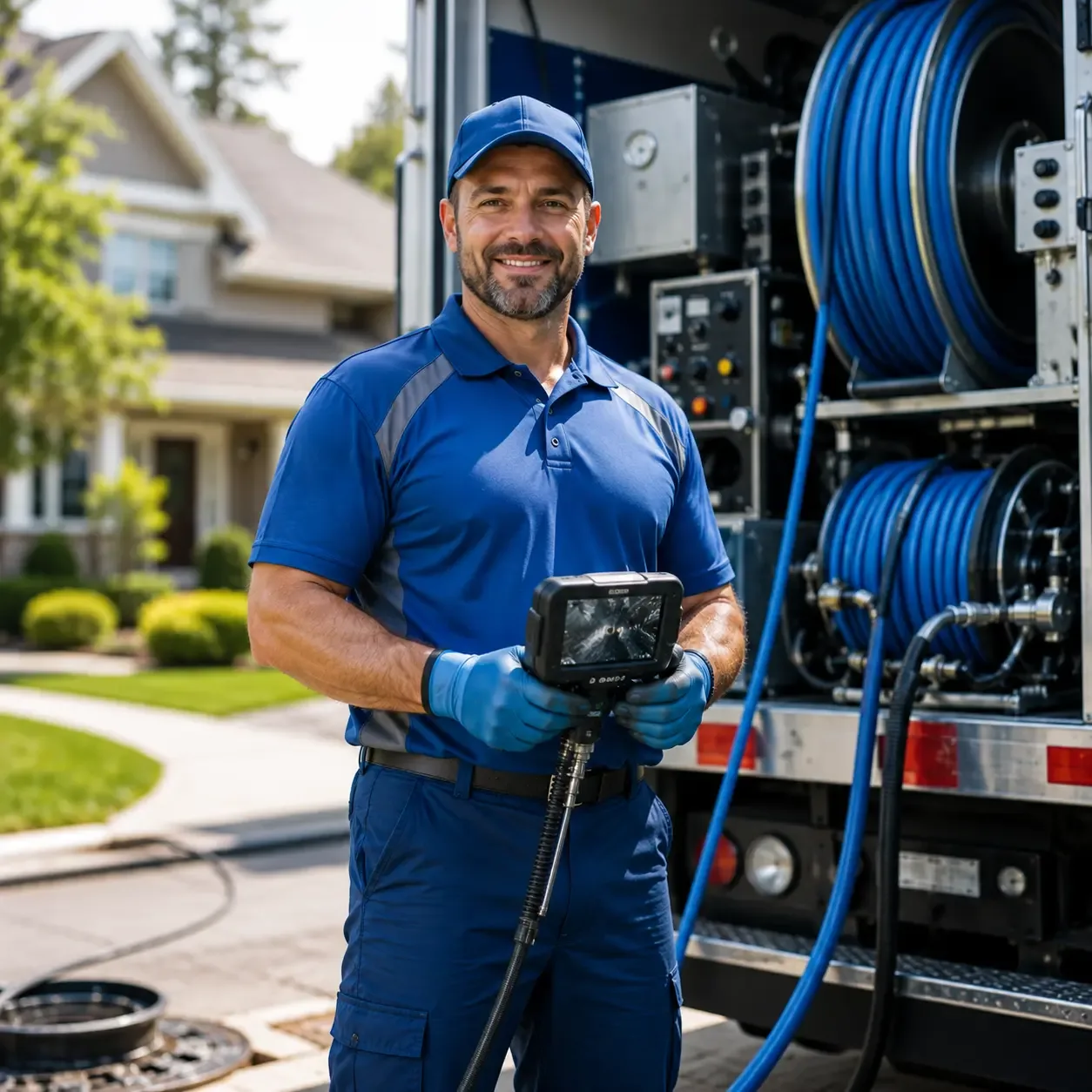 Local outdoor drain cleaning specialists in Austinburg, OH